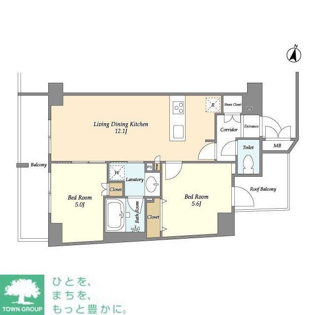 ＬａＳａｎｔｅ桜新町の物件間取画像