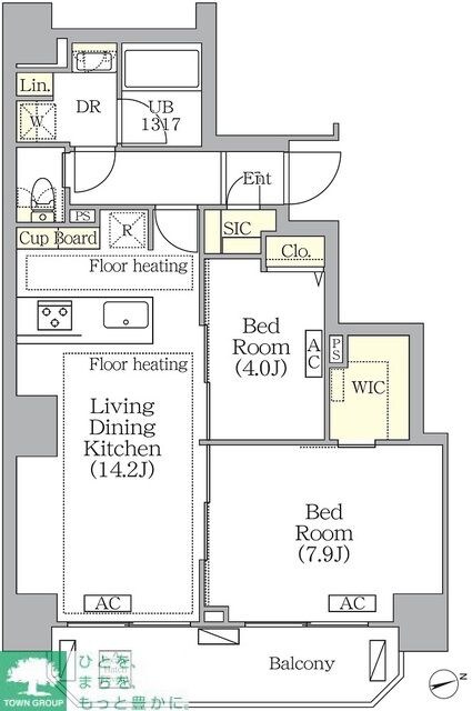 ＢＲＩＣＫ　ＲＥＳＩＤＥＮＣＥ　南青山の物件間取画像