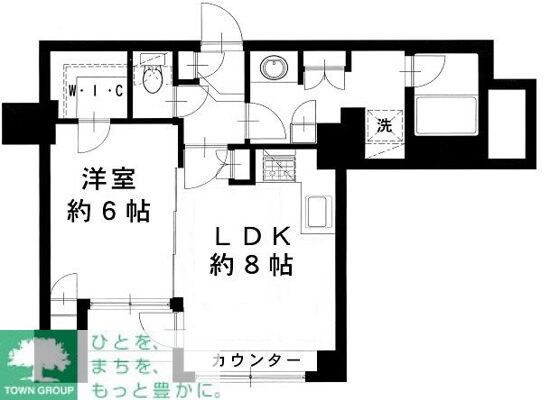 グランドパーク恵比寿センシュアスの物件間取画像