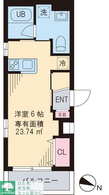 ＭＤＭ池尻大橋の物件間取画像