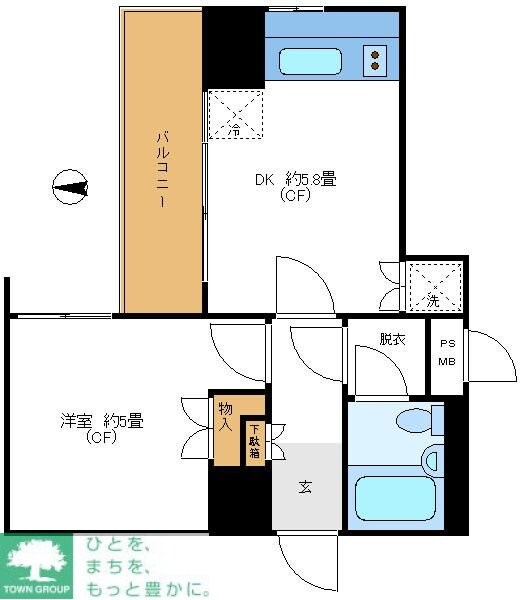 日興パレス広尾プラザの物件間取画像