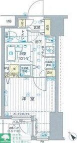 フォレシティ六本木の物件間取画像