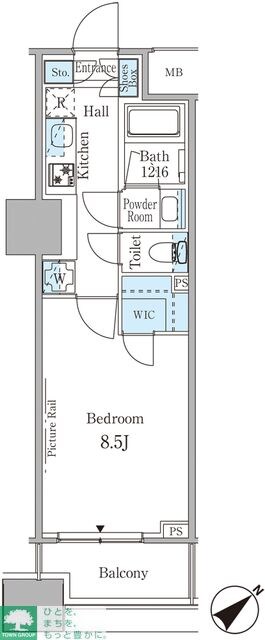 ルビア赤坂の物件間取画像