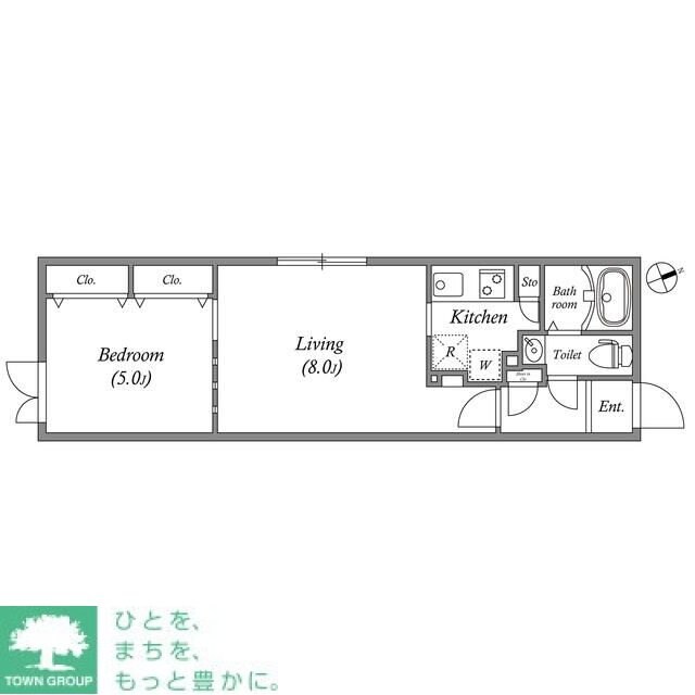 MODULOR祐天寺の物件間取画像