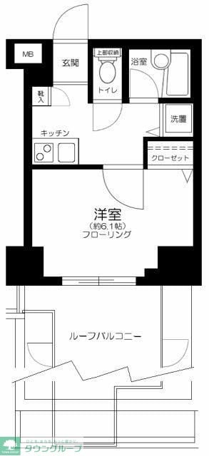 パレステュディオ六本木ＥＡＳＴIIの物件間取画像