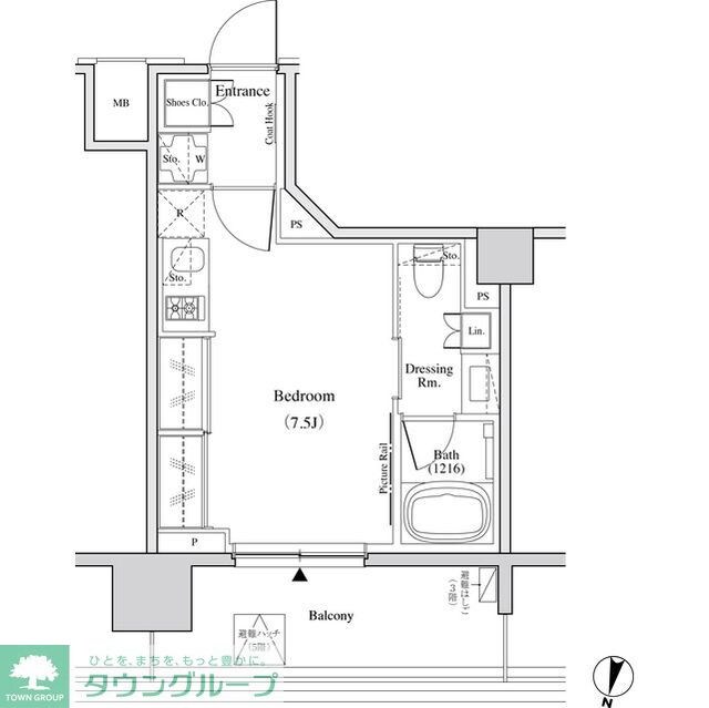 ザ・パークハビオ代々木の物件間取画像