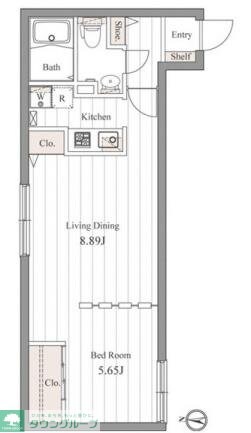 ＺＥＳＴＹ桜新町の物件間取画像