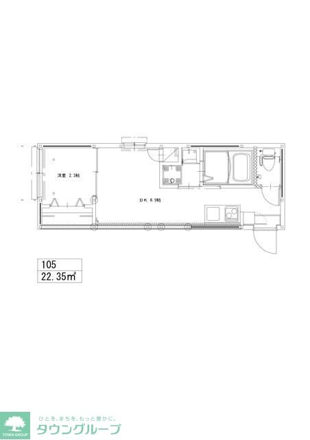ソルナクレイシア都立大学の物件間取画像