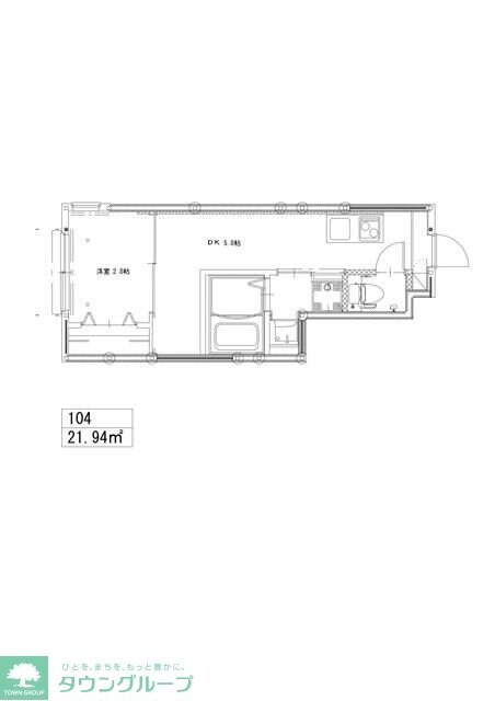 ソルナクレイシア都立大学の物件間取画像