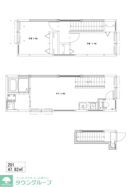 ソルナクレイシア都立大学の物件間取画像