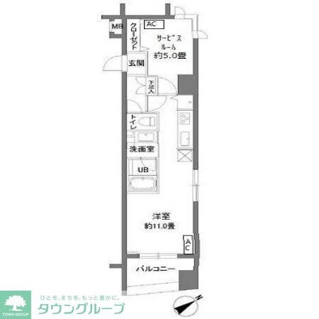 カスタリア新御茶ノ水の物件間取画像