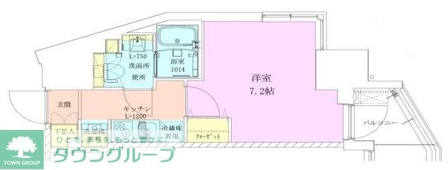 赤坂レジデンス壱番館の物件間取画像