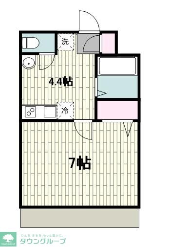 エスク上野毛の物件間取画像