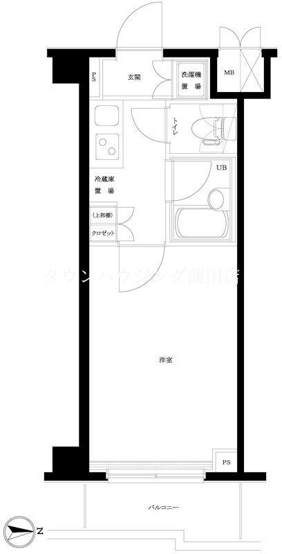 ルーブル蒲田六番館の物件間取画像