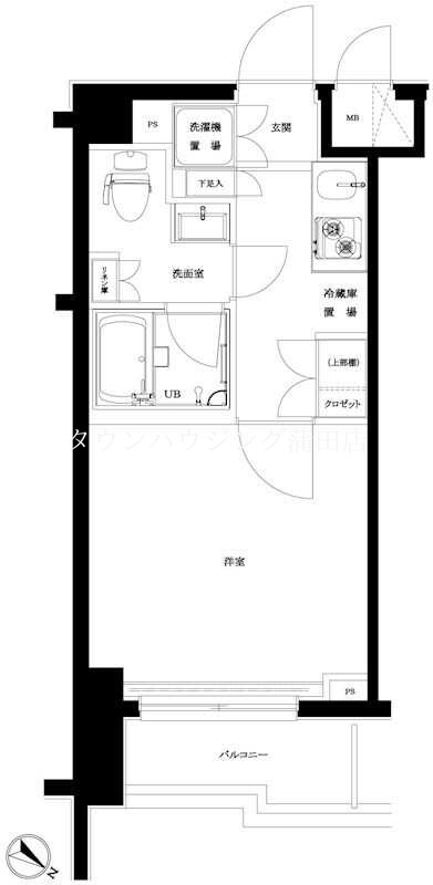 ルーブル旗の台弐番館の物件間取画像