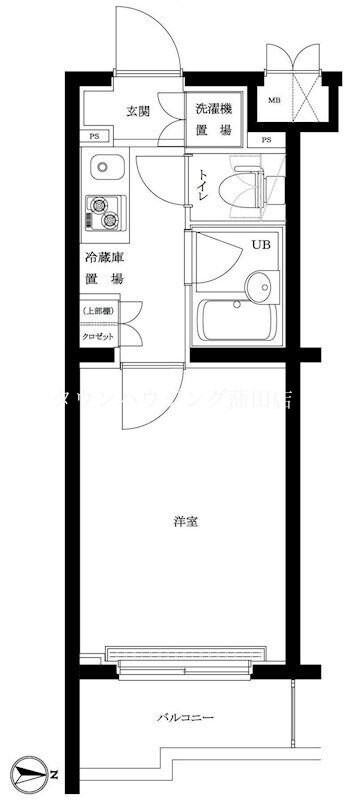 ルーブル蒲田本町の物件間取画像