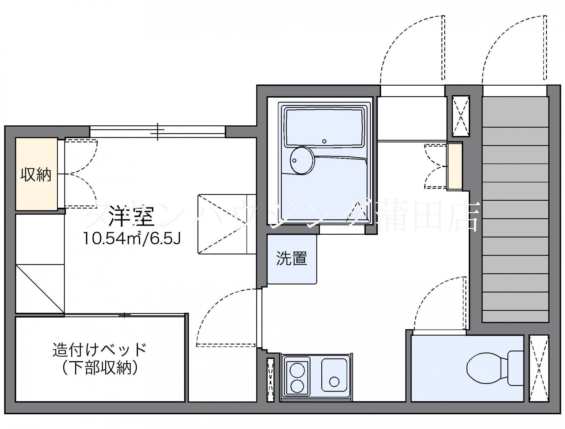 レオパレスベルハイツの物件間取画像