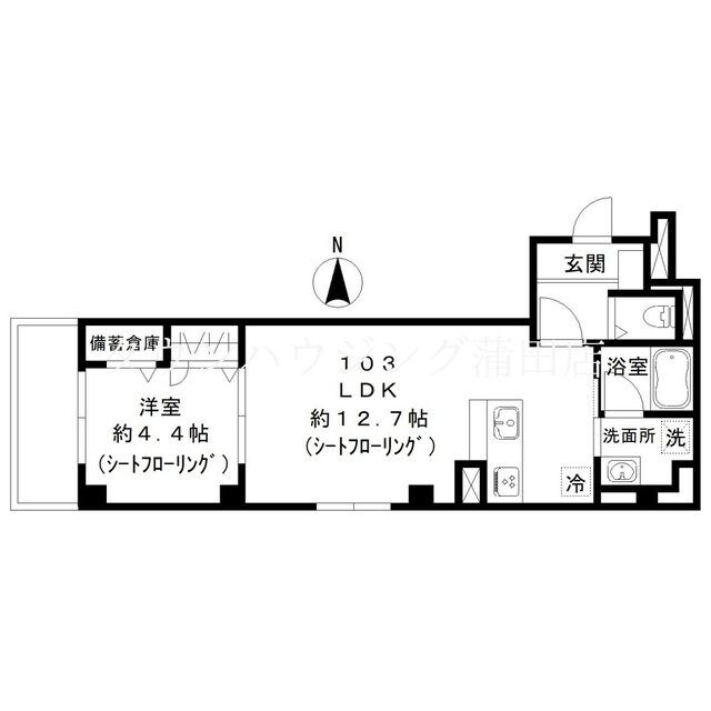 ｓｋｙｅ池上の物件間取画像