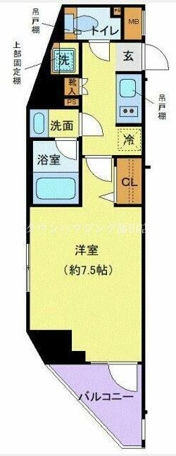 LEXE長原の物件間取画像