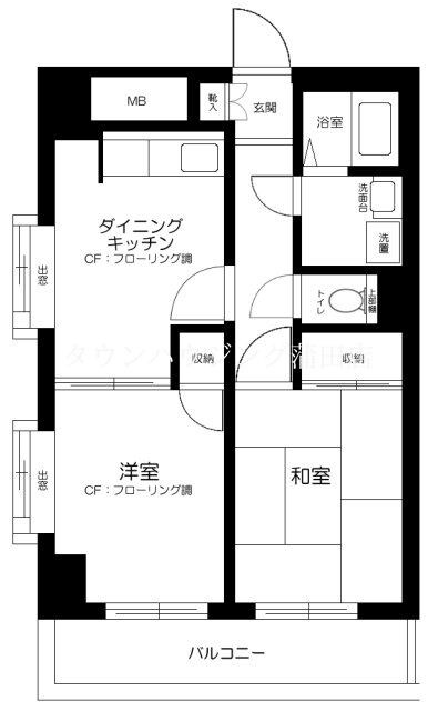 パークレジデンス大森の物件間取画像