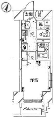 パークウェルツインズ戸越銀座弐番館の物件間取画像