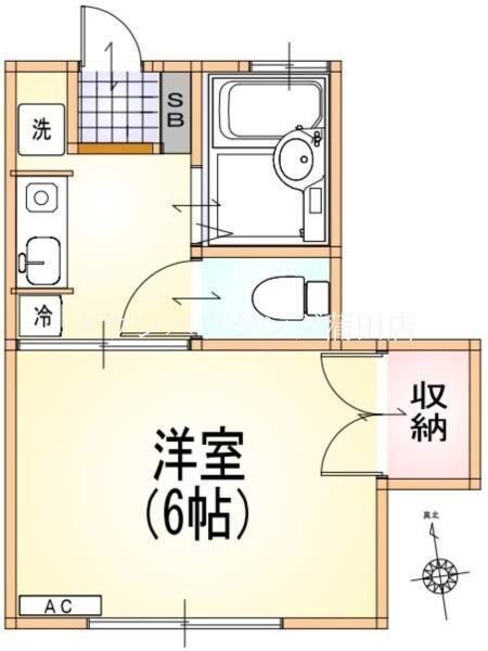 ルーミー東大井の物件間取画像