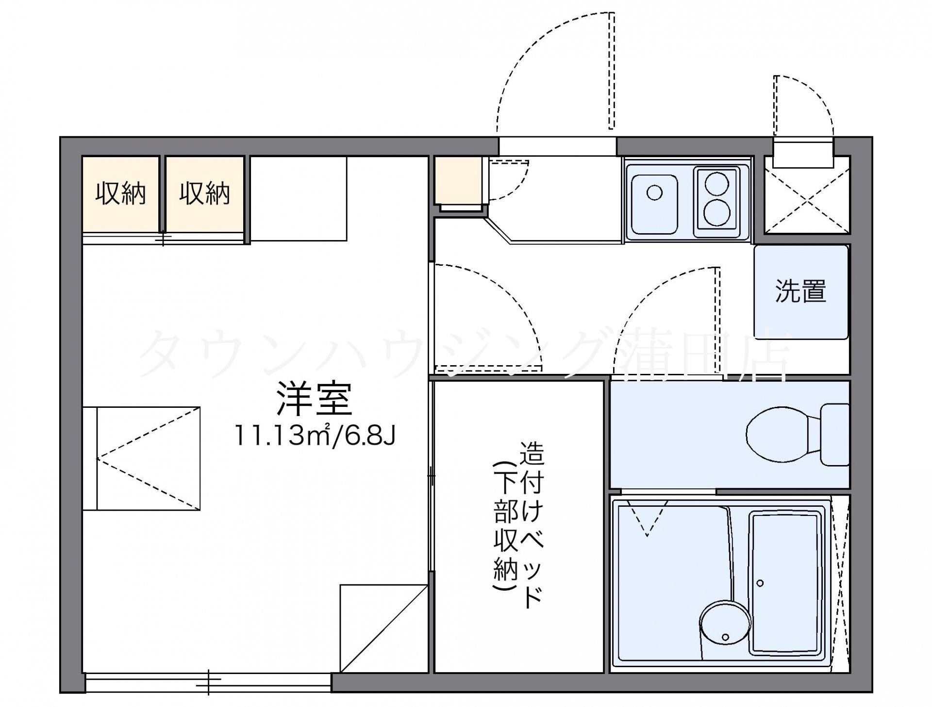 レオパレスエイトの物件間取画像