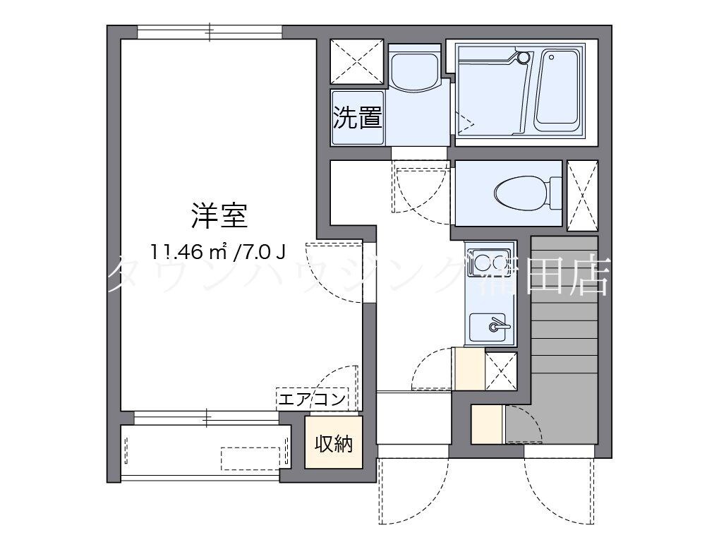 クレイノＮＨIIIの物件間取画像