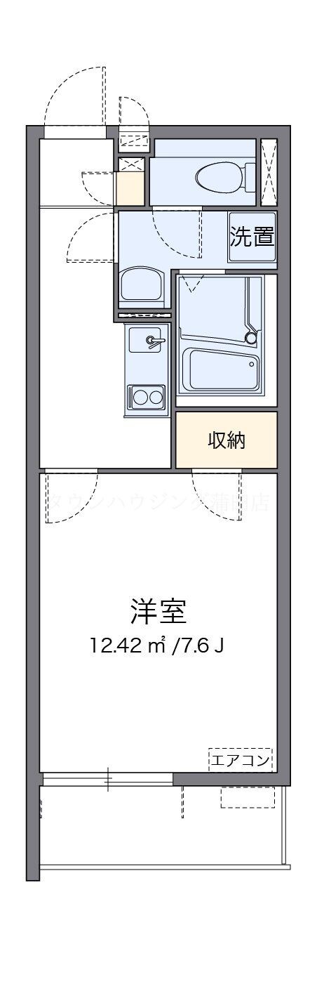 クレイノＴＡＴＥＩＳＨＩの物件間取画像