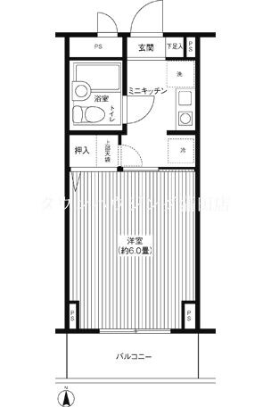 サンハイム南馬込の物件間取画像