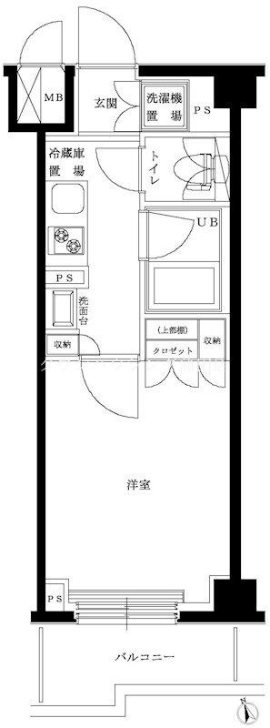 ルーブル仲六郷弐番館の物件間取画像