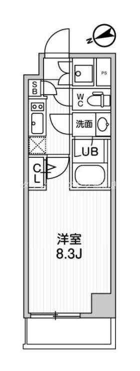 ｗｅａｖｅ　ｐｌａｃｅ　ＳＨＩＮＫＡＭＡＴＡの物件間取画像