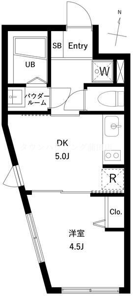 ＷＨＡＲＦ蒲田ｗｅｓｔの物件間取画像