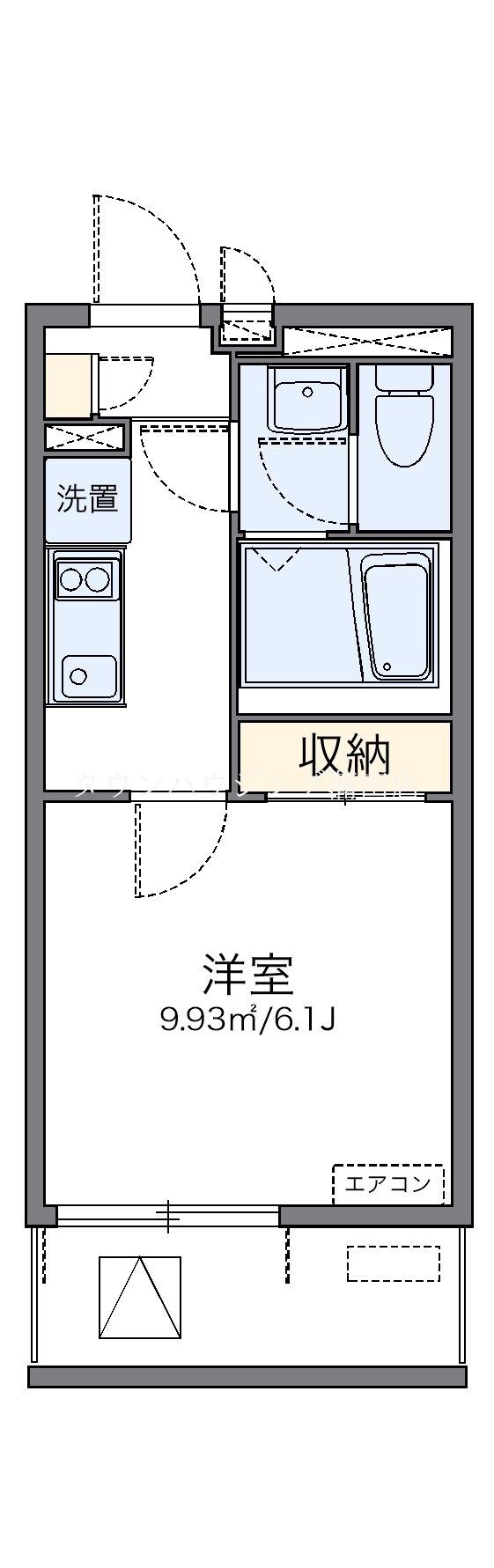 レオネクストグレイスコーポ薩摩の物件間取画像