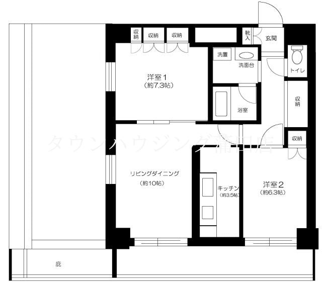 Ｔ’ｓ　garden六郷土手の物件間取画像