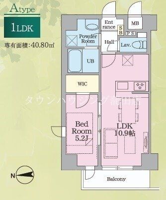 （仮称）萩中2丁目計画の物件間取画像