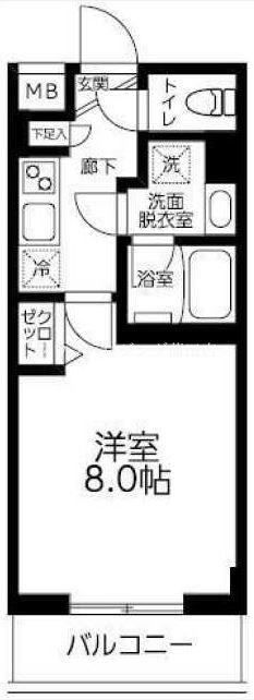 ルフレグランデ多摩川の物件間取画像