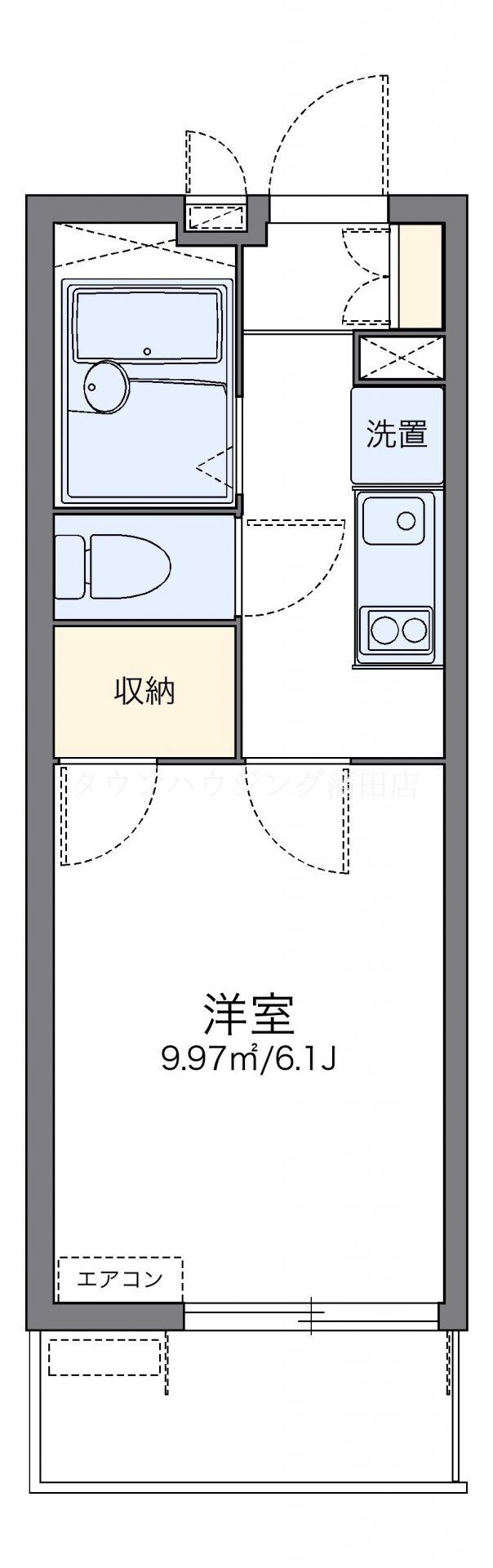 レオパレスアイ＆ロンIIIの物件間取画像