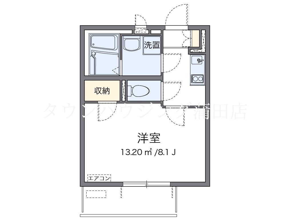 レオネクストサンドリームの物件間取画像