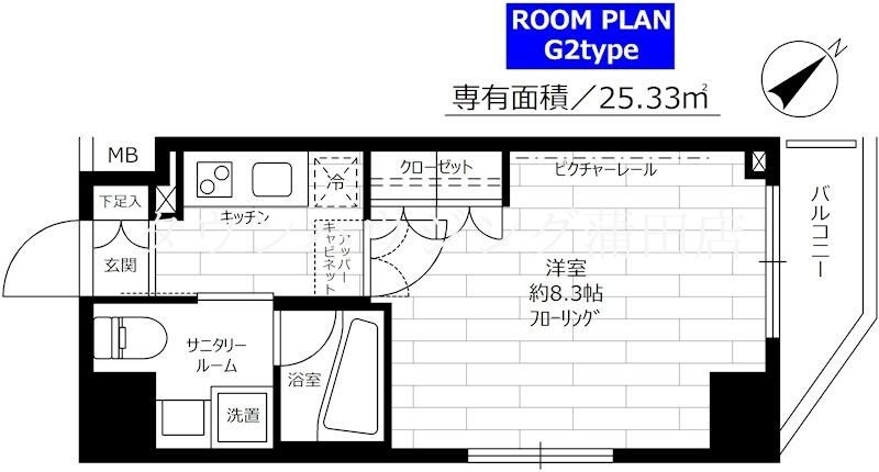 ステージグランデ蒲田アジールコートの物件間取画像