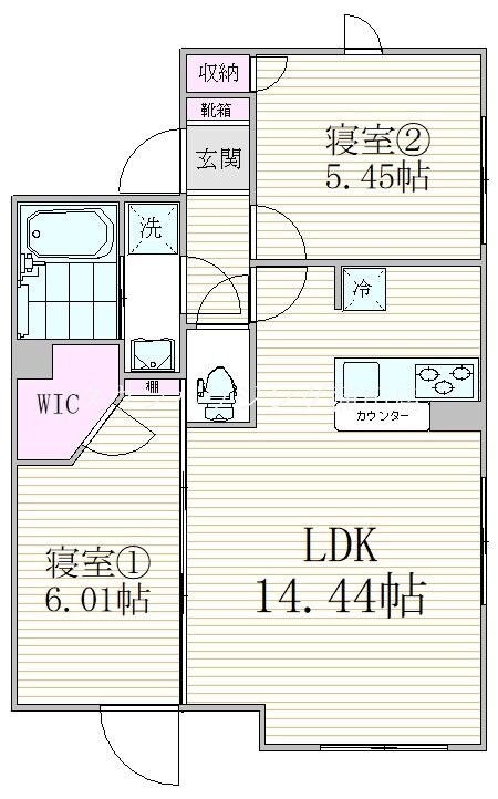 グランヴィル東蒲田の物件間取画像