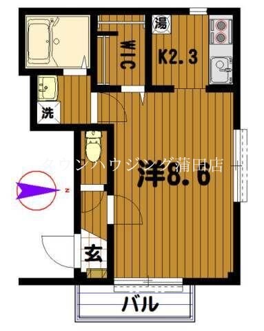 ジアースコスモの物件間取画像