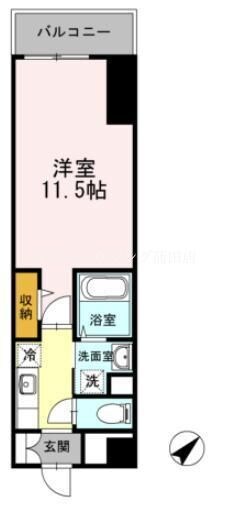 Ｈｉｌｌ　Ｆｌａｔ　Ｏｓａｋｉの物件間取画像