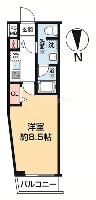 MA-RO羽田の物件間取画像