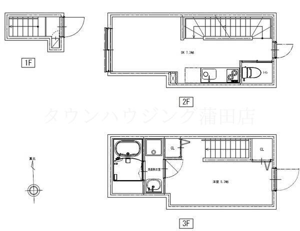 ソルナクレイシア大森IIの物件間取画像