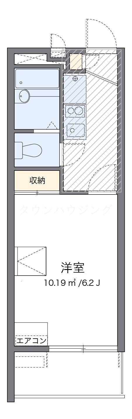 レオパレス俊の物件間取画像