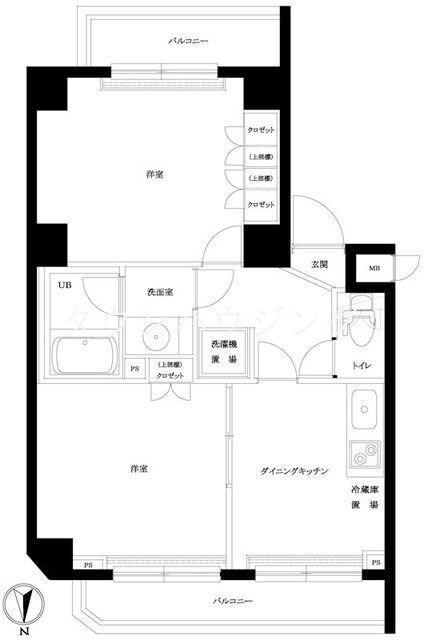 ルーブル池上伍番館の物件間取画像