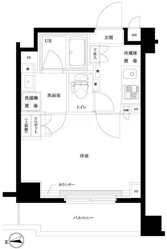 ルーブル東蒲田七番館の物件間取画像