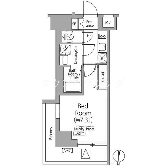 ＧＲＡＣＩＡ　ＰＬＡＣＥ　ＯＭＯＲＩＭＡＣＨＩの物件間取画像