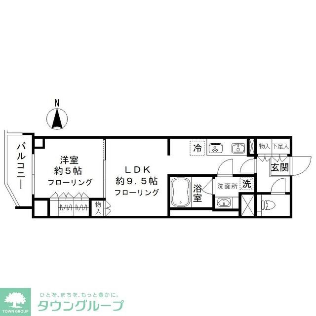 シエルクレール大森山王の物件間取画像